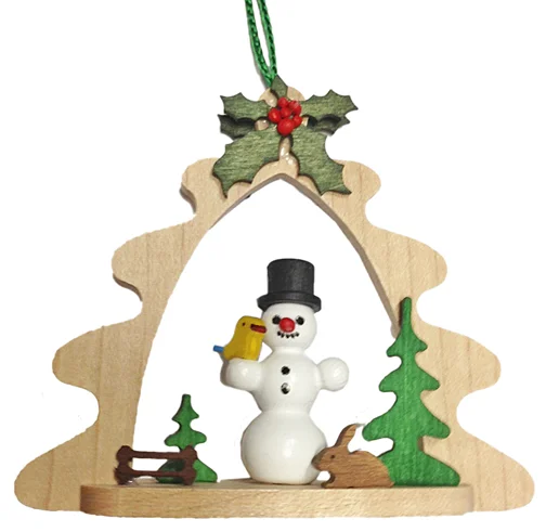 Snowman Ornament by Kuhnert GmbH