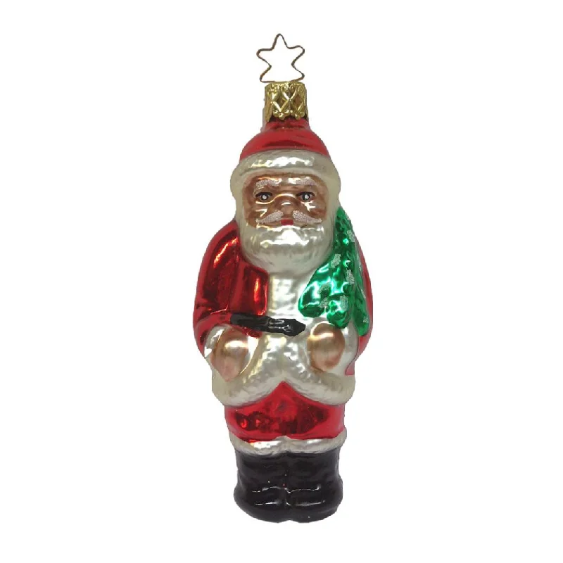 Standing Santa Ornament by Inge Glas of Germany