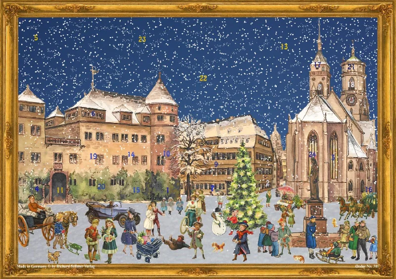 Stuttgart Advent Calendar by Richard Sellmer Verlag