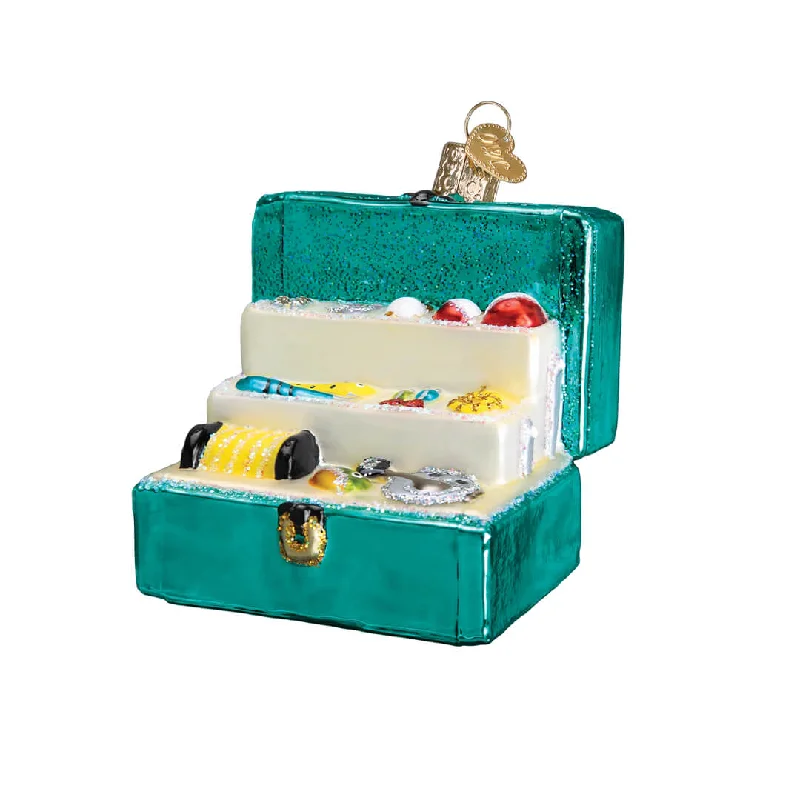 Tackle Box Ornament 4"