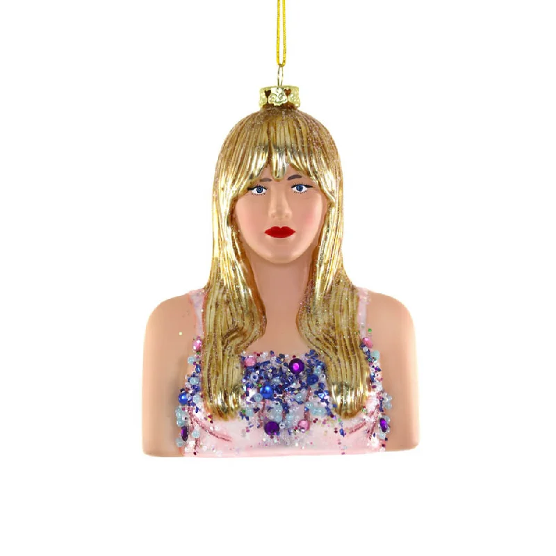 Taylor Swift Embellished Ornament 5"