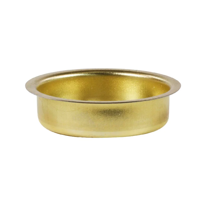 Replacement Tea Light Brass Short Cup for German Pyramids