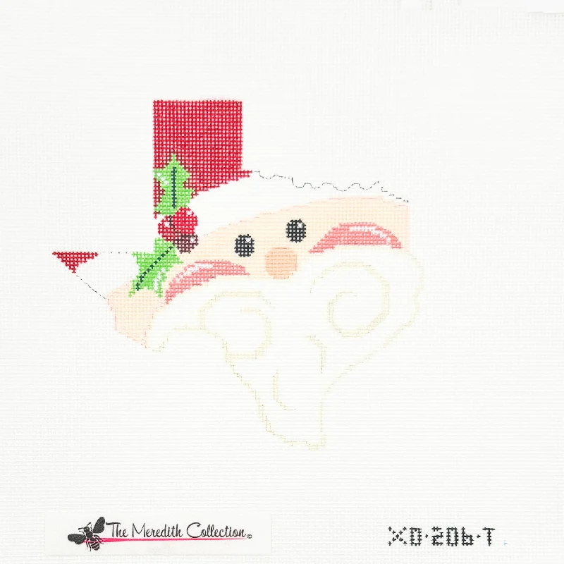 Texas Shaped Santa