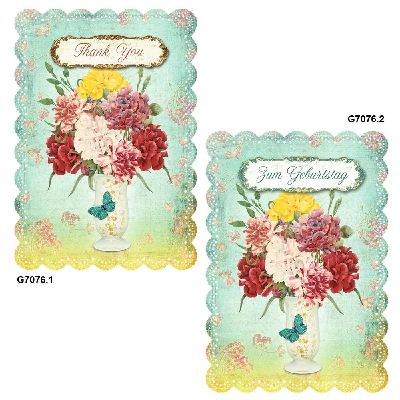 Thank You flowers Card by Gespansterwald GmbH