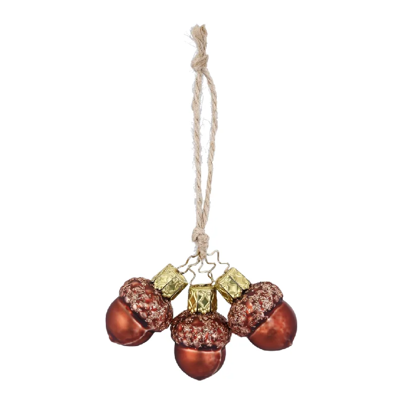 Three Acorns Ornament by Inge Glas of Germany