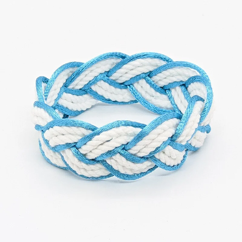 Turquoise Sailor Bracelet Satin Outline