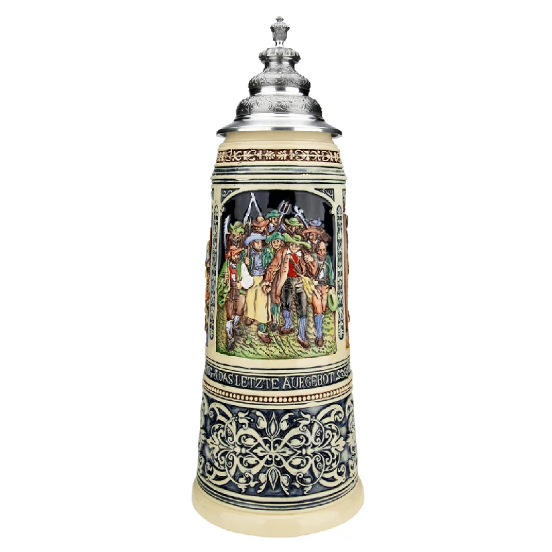 Tyrolian Folk Figures Stein by King Werk GmbH and Co