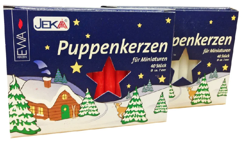 THE CHRISTMAS HAUS - Extra Small German Candles in Box of 40