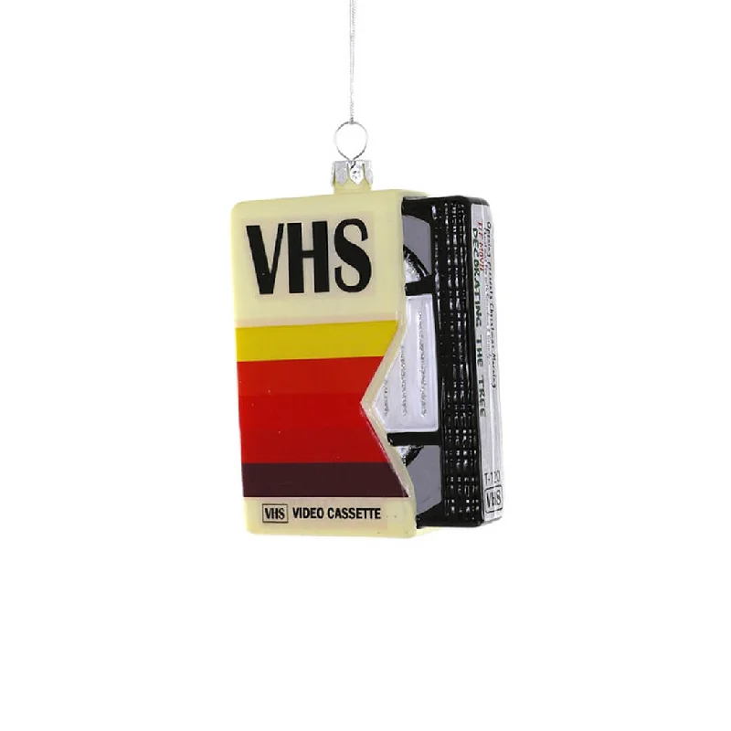 VHS Tape Ornament 4.25"