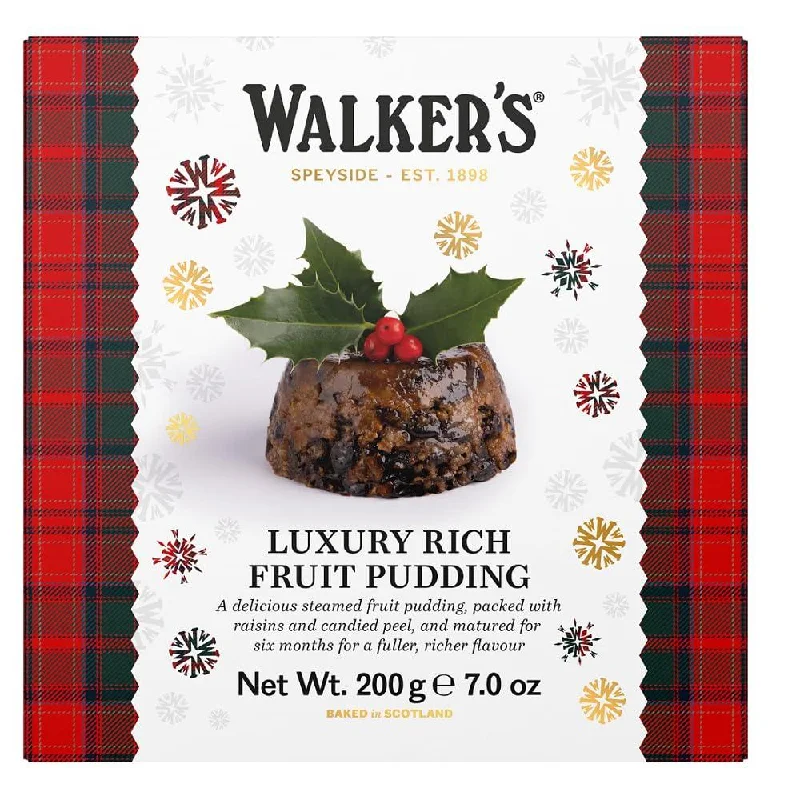 Walkers Shortbread Luxury Rich Fruit (Plum) Pudding 7oz