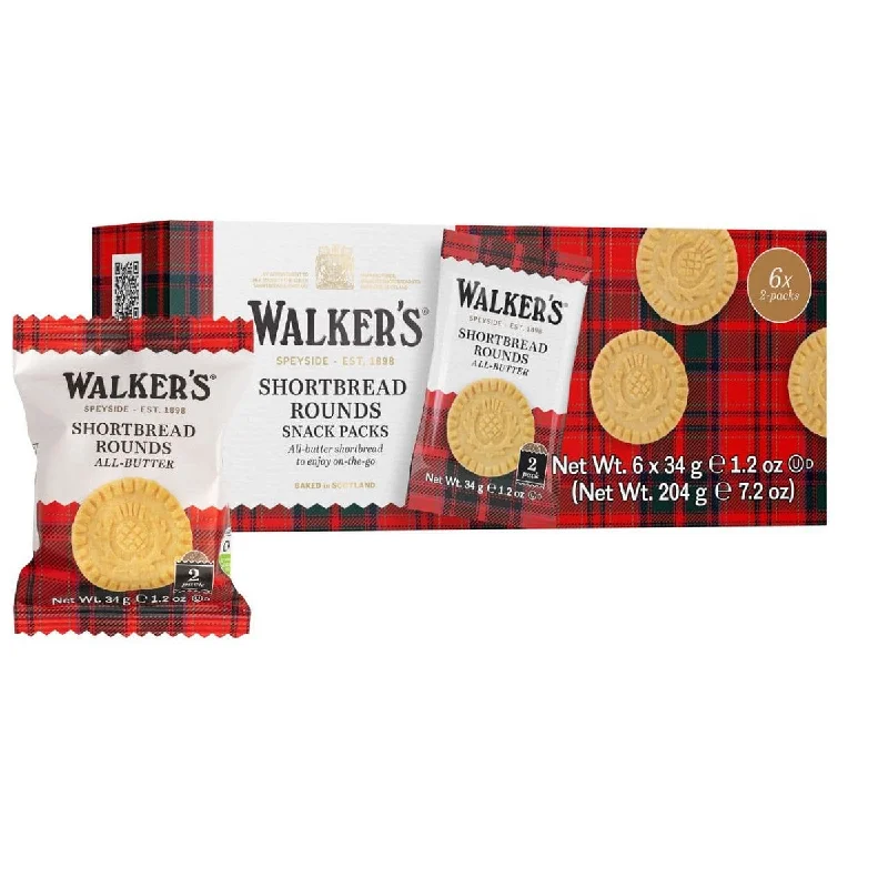 Walkers Shortbread Snack Packs 7.2 oz