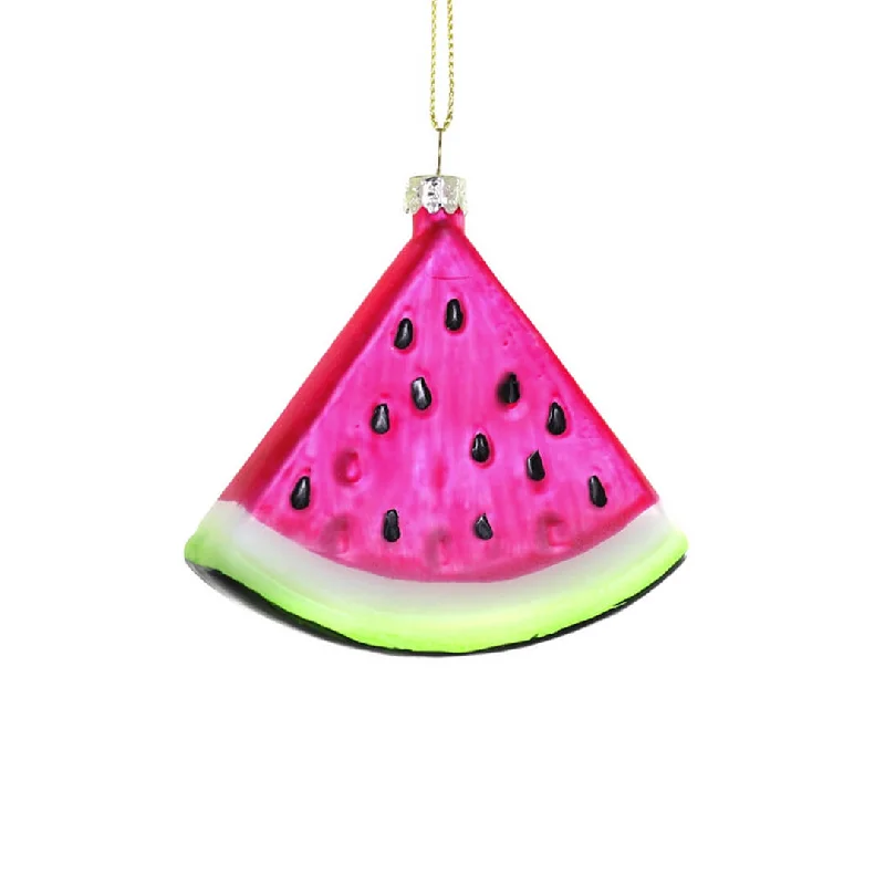 Watermelon Slice Ornament, 3.25"