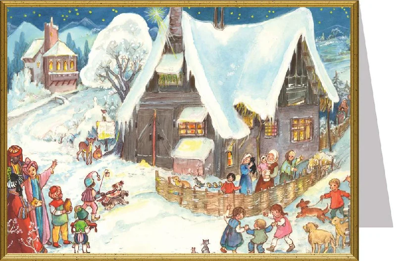 We Go to the Manger Card by Richard Sellmer Verlag