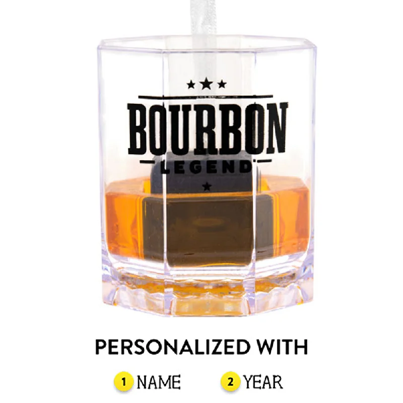 Personalized Bourbon Whiskey Ornament