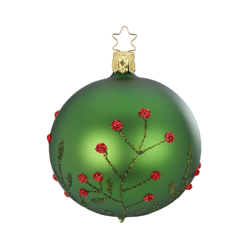 Wildflowers Ball, fir green by Inge Glas of Germany