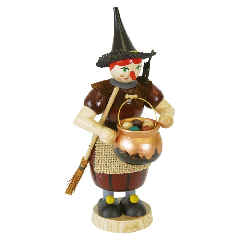 Witch with Cauldron Incense Smoker by Richard Glasser GmbH