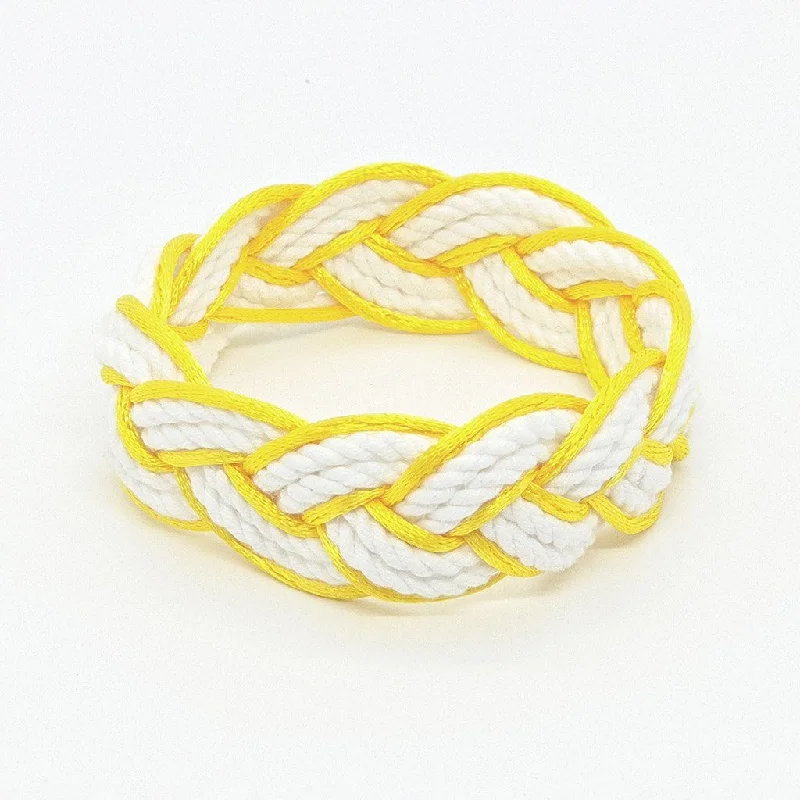 Yellow Sailor Bracelet Satin Outline